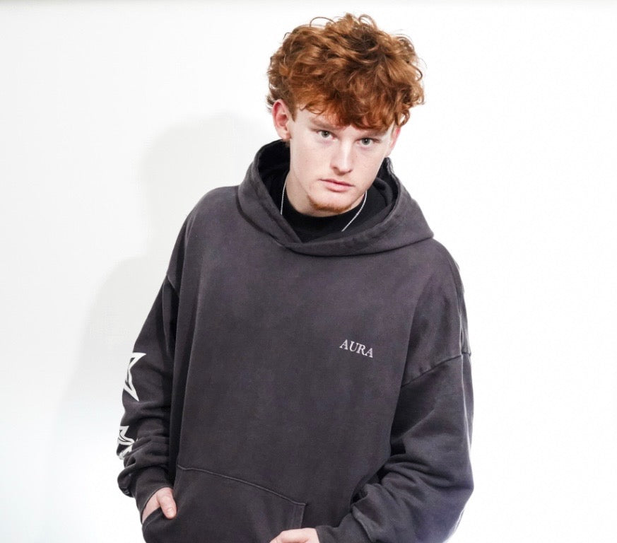 Heavyweight Oversized Hoodie – Charcoal Set