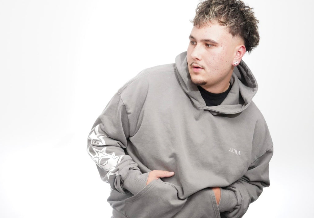 Heavyweight Oversized Hoodie – Cement Hoodie