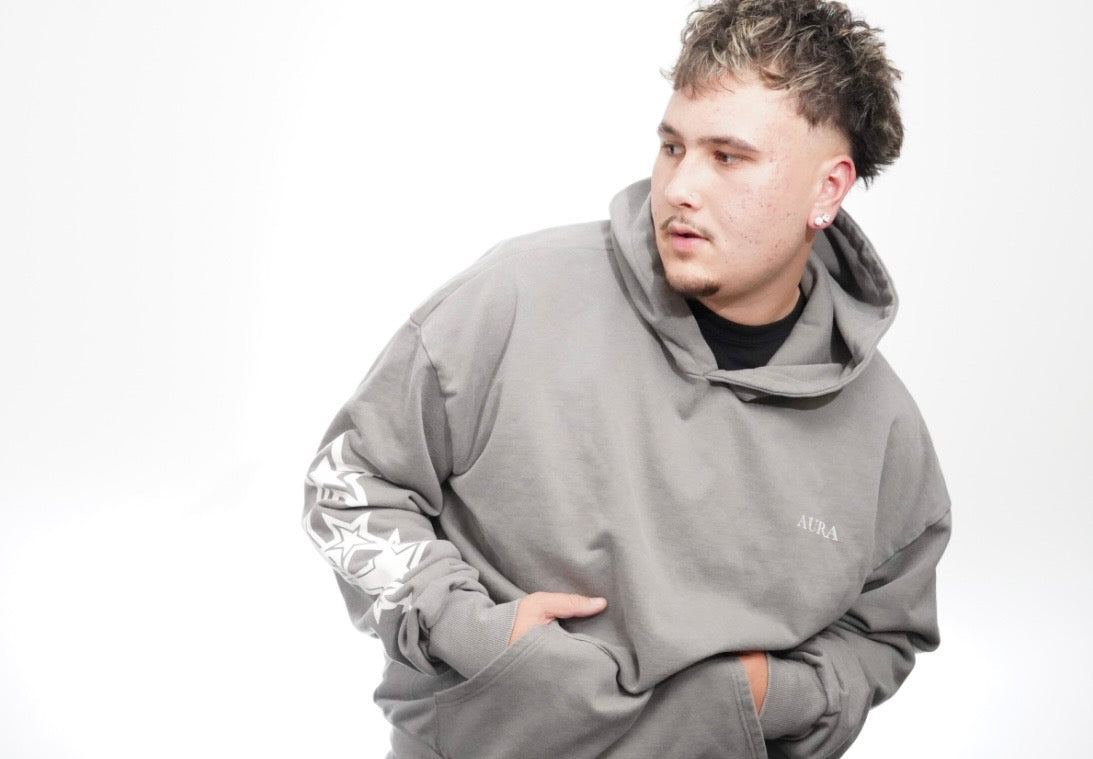 Heavyweight Oversized Hoodie – Cement Hoodie
